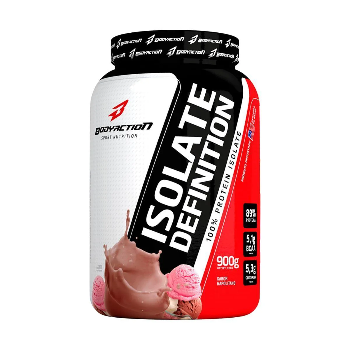 WHEY ISOLATE DEFINITION - 900G NAPOLITANO - BODYACTION