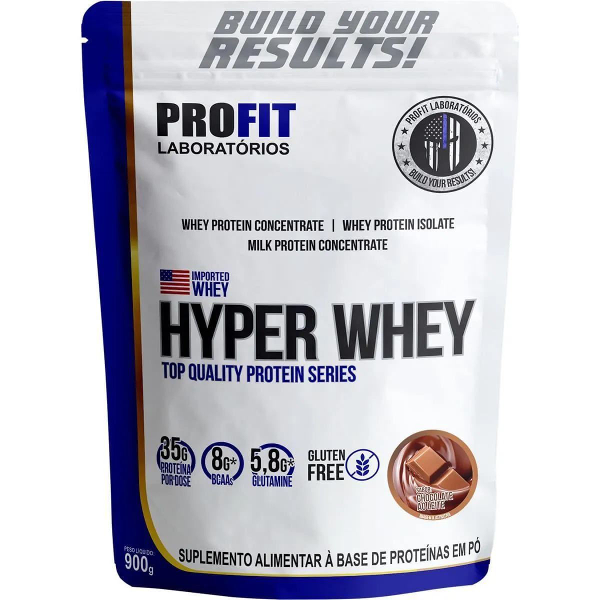 HYPER WHEY - 900G REFIL CHOCOLATE - PROFIT