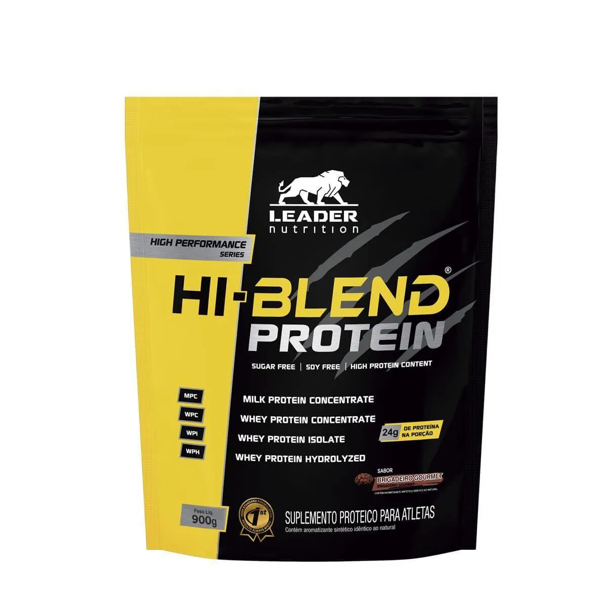 Suplemento Leader Nutrition Hi-Blend Protein Brigadeiro Gourmet Refíl 900g