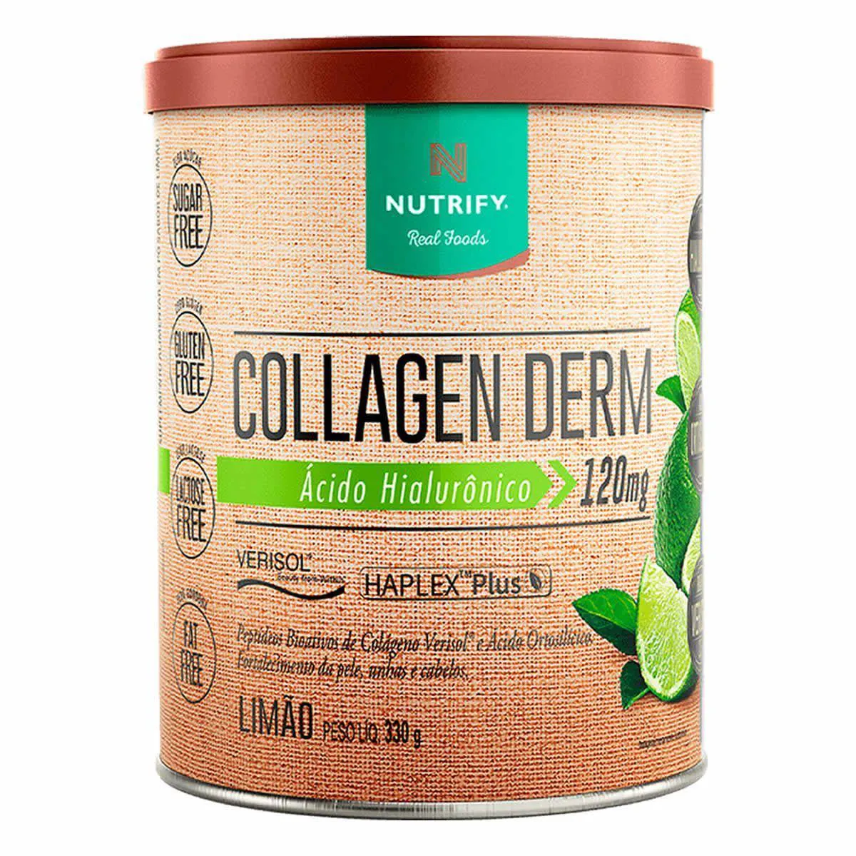 COLLAGEN DERM HIALURôNICO - 330G LIMãO - NUTRIFY