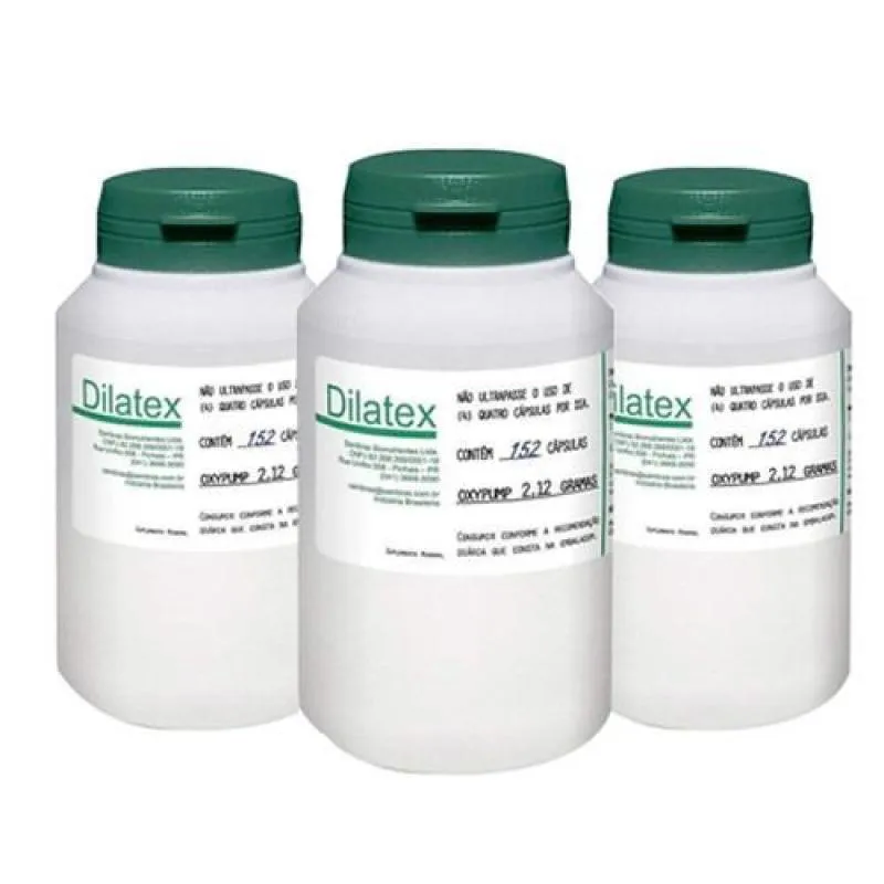 KIT 3 DILATEX 152 CáPS - POWER SUPPLEMENTS
