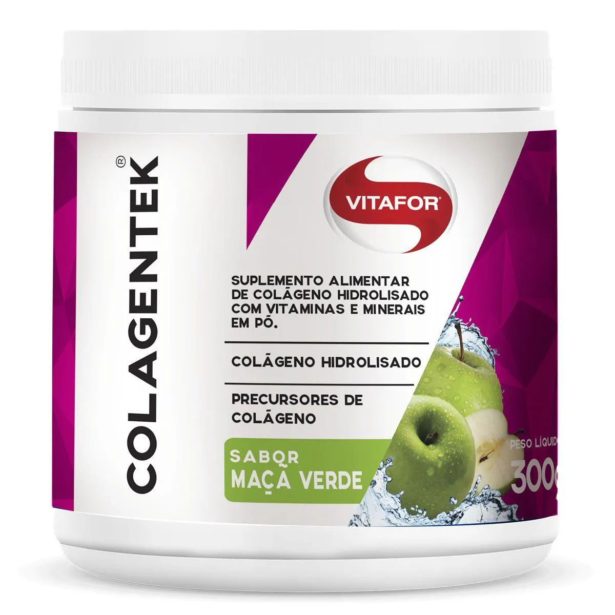COLAGENTEK - 300G MAçã VERDE - VITAFOR