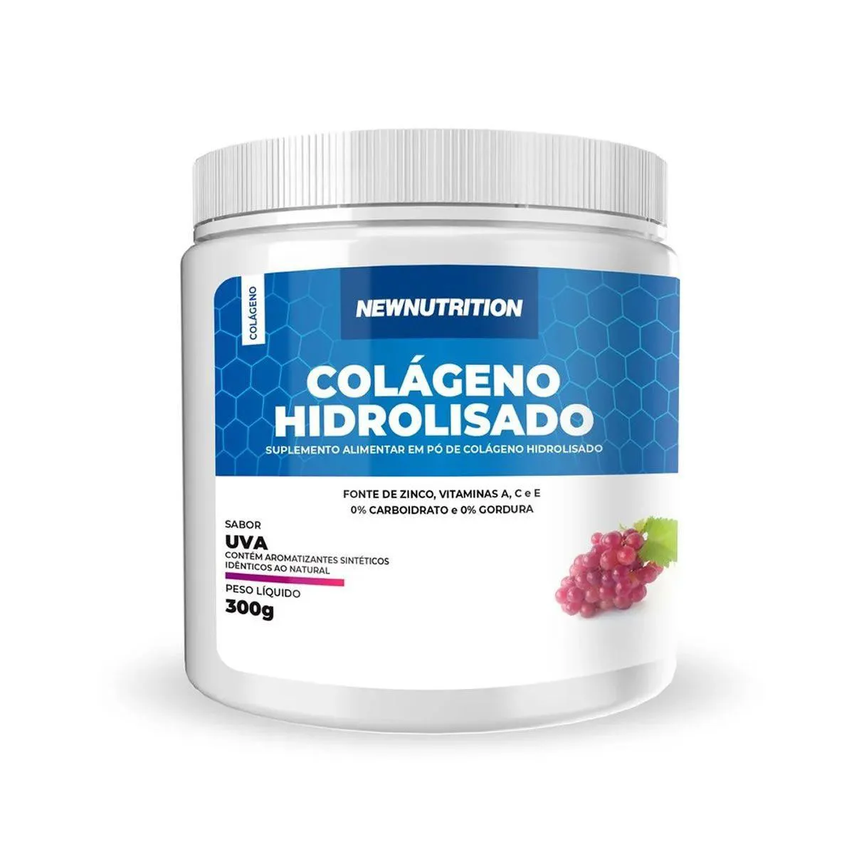 COLáGENO HIDROLISADO - 300G UVA - NEWNUTRITION