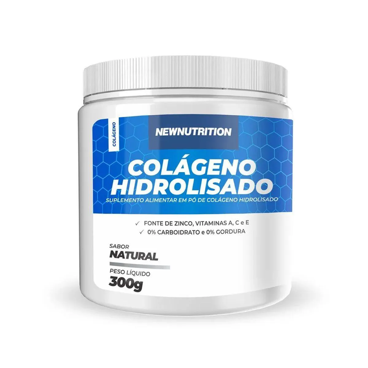 COLáGENO HIDROLISADO - 300G NATURAL - NEWNUTRITION