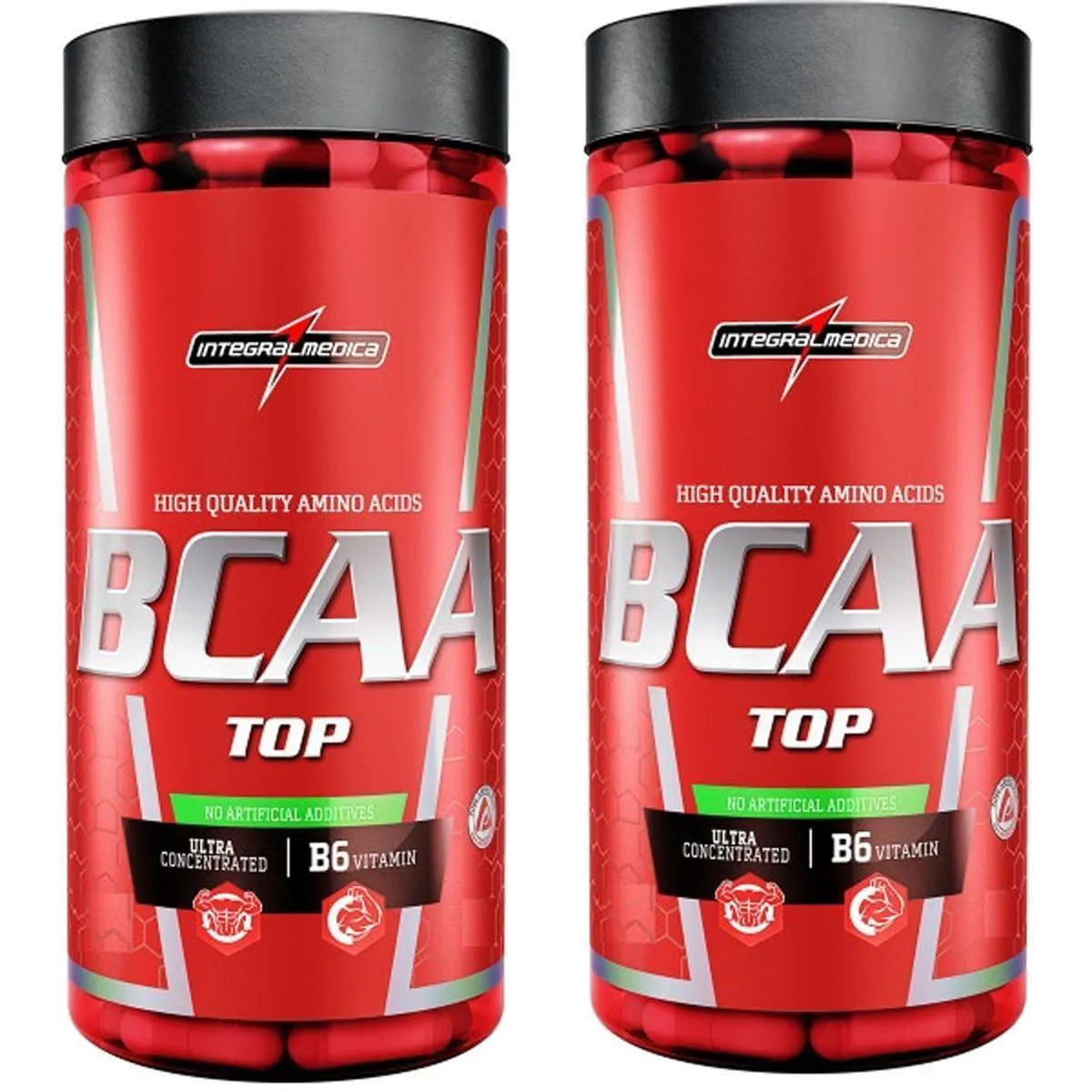 COMBO 2 - AMINO BCAA TOP - 120 CáPSULAS - INTEGRALMéDICA