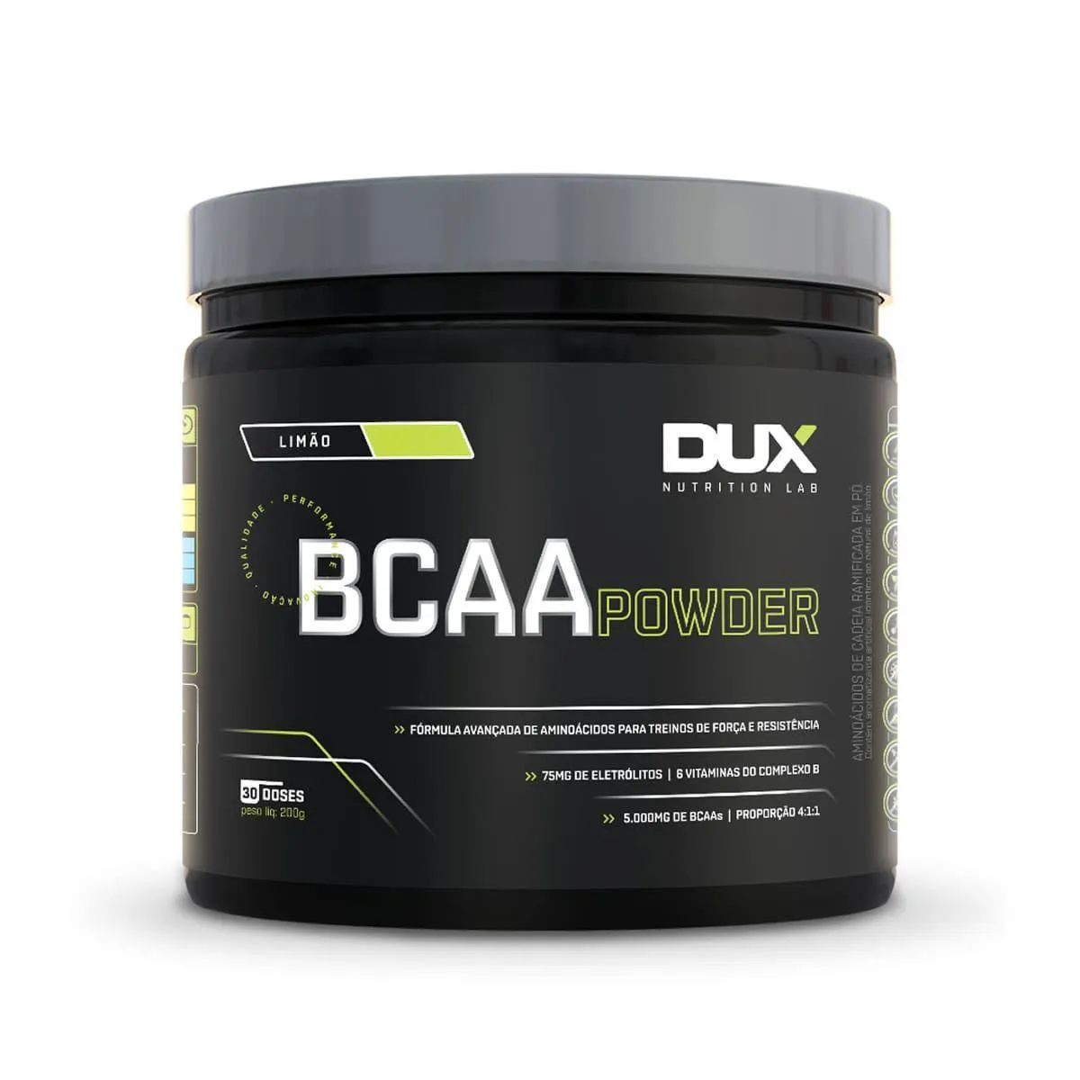 BCAA POWDER - 200G LIMãO - DUX NUTRITION