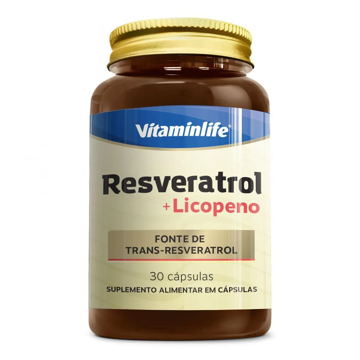 RESVERATROL + LICOPENO - 30 CáPSULAS - VITAMINLIFE