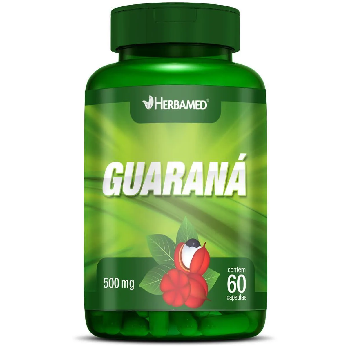 GUARANA - 60 CáPSULAS - HERBEMED