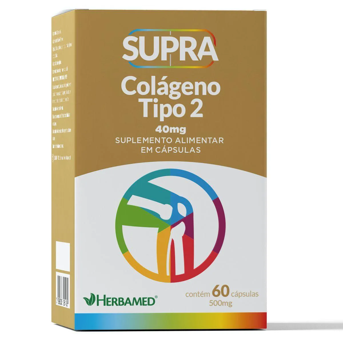 SUPRA COLáGENO TIPO II - 60 CáPSULAS - HERBAMED