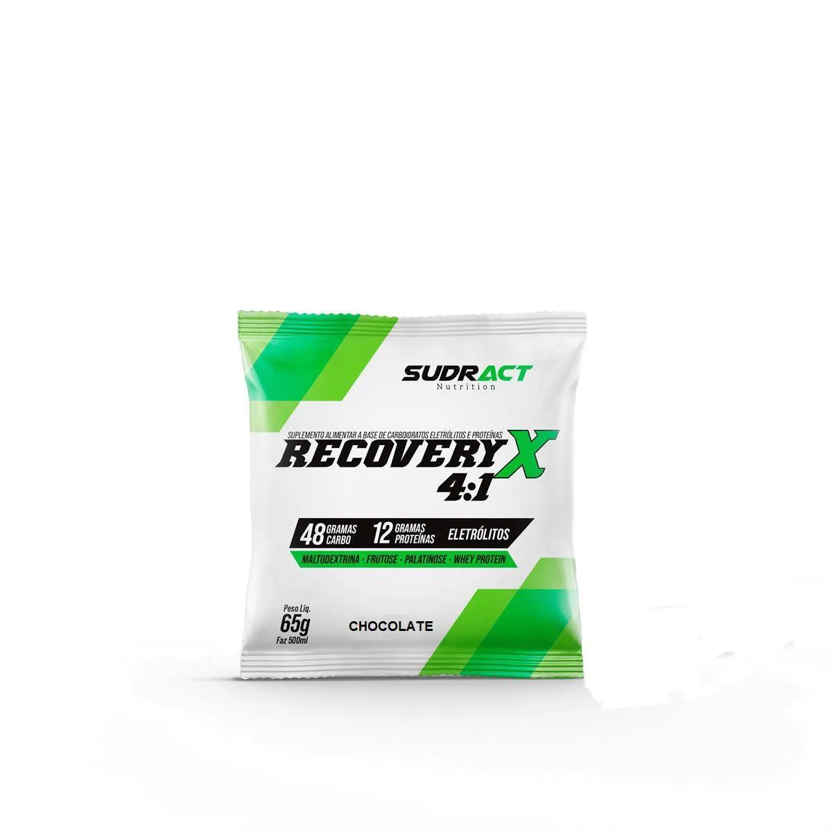 Pós-Treino Sudract Nutrition Recovry X 4:1 Chocolate Sachê 65g 