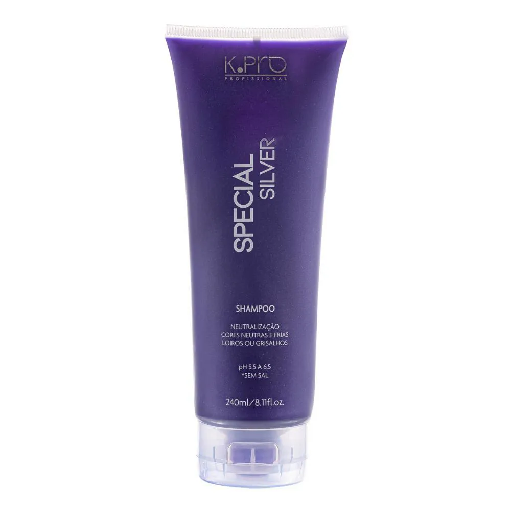 Shampoo Matizador K.Pro Special Silver Neutralização de Amarelado 240ml