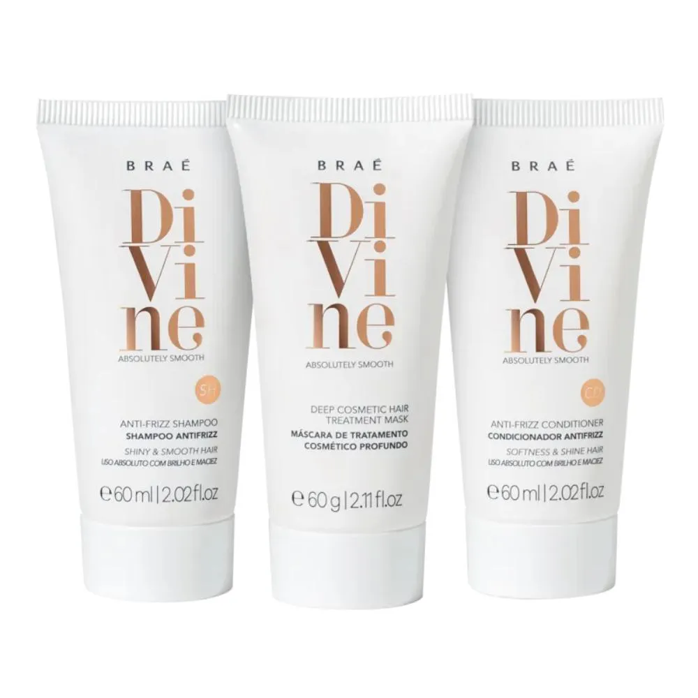 Kit Braé Travel Size Divine Mini Trio (3 Produtos)