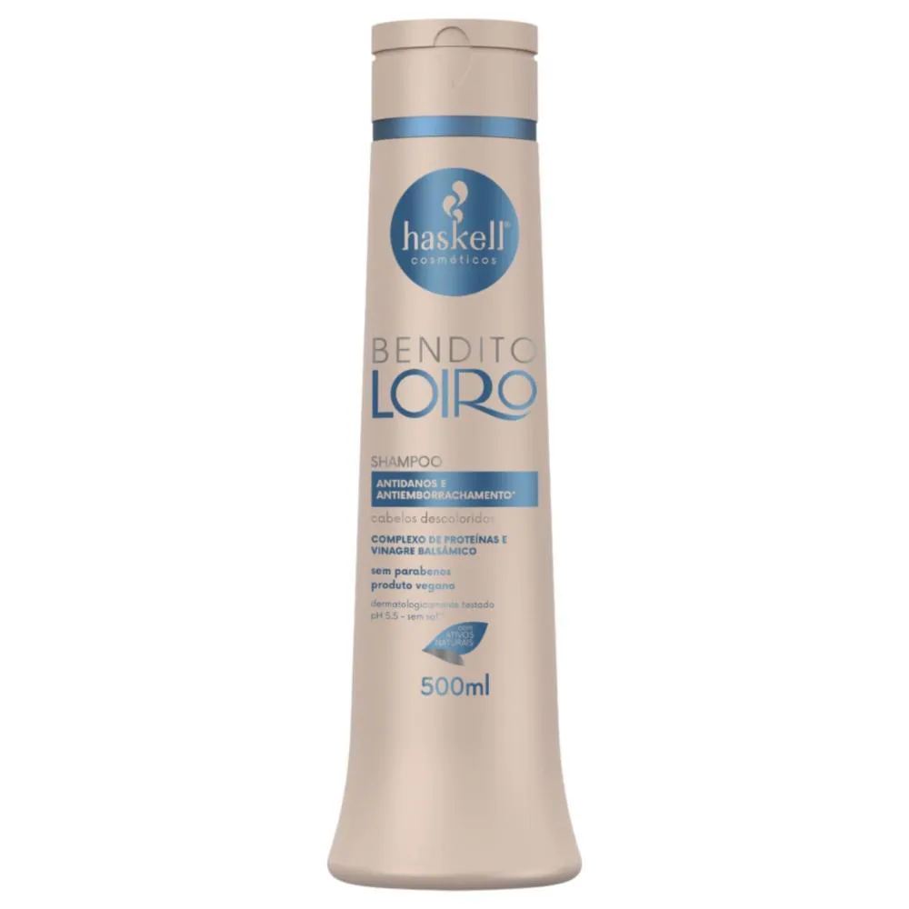 Shampoo Haskell Bendito Loiro Antiemborrachamento 500ml