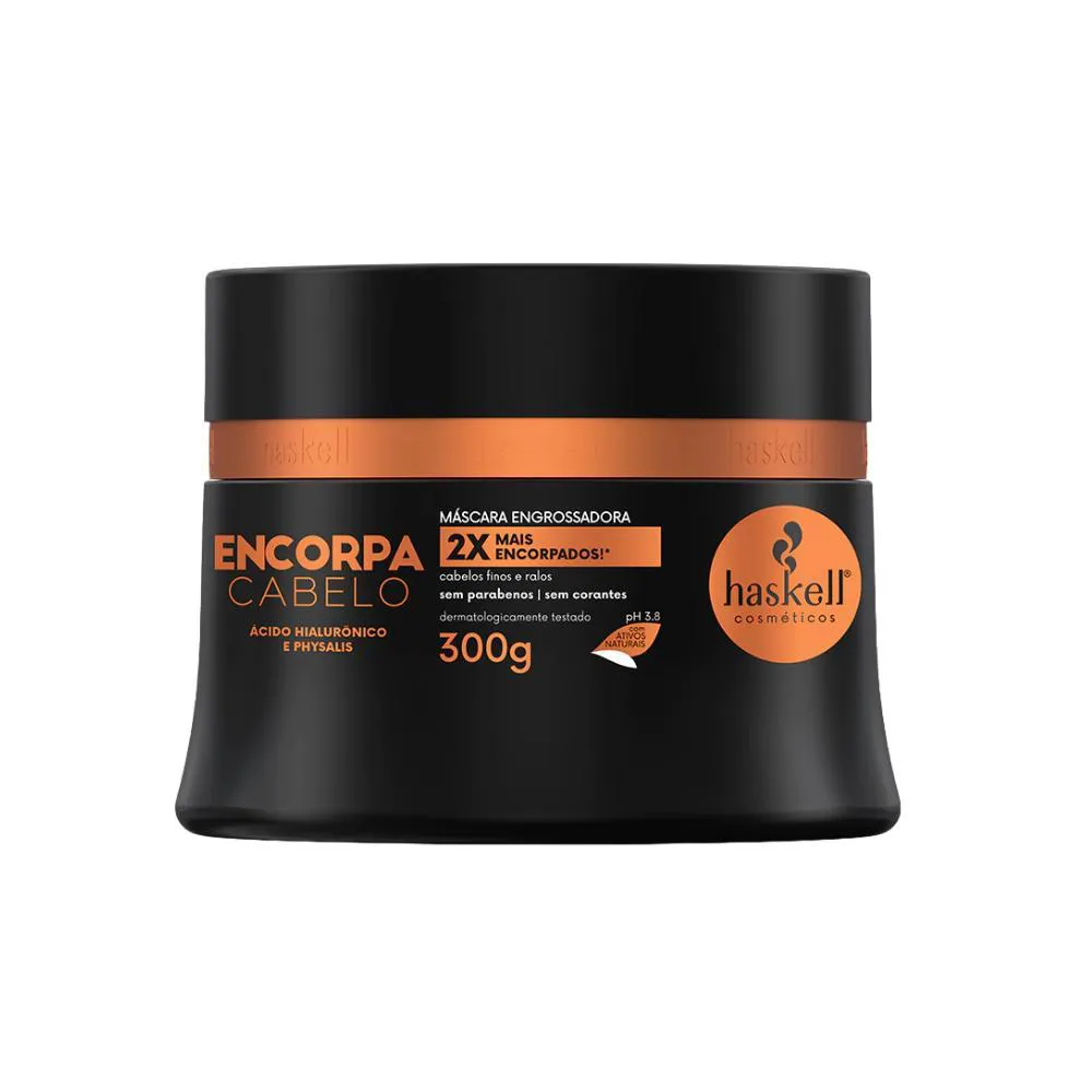 Máscara de Cabelo Encorpadora Haskell Encorpa Cabelo 300g
