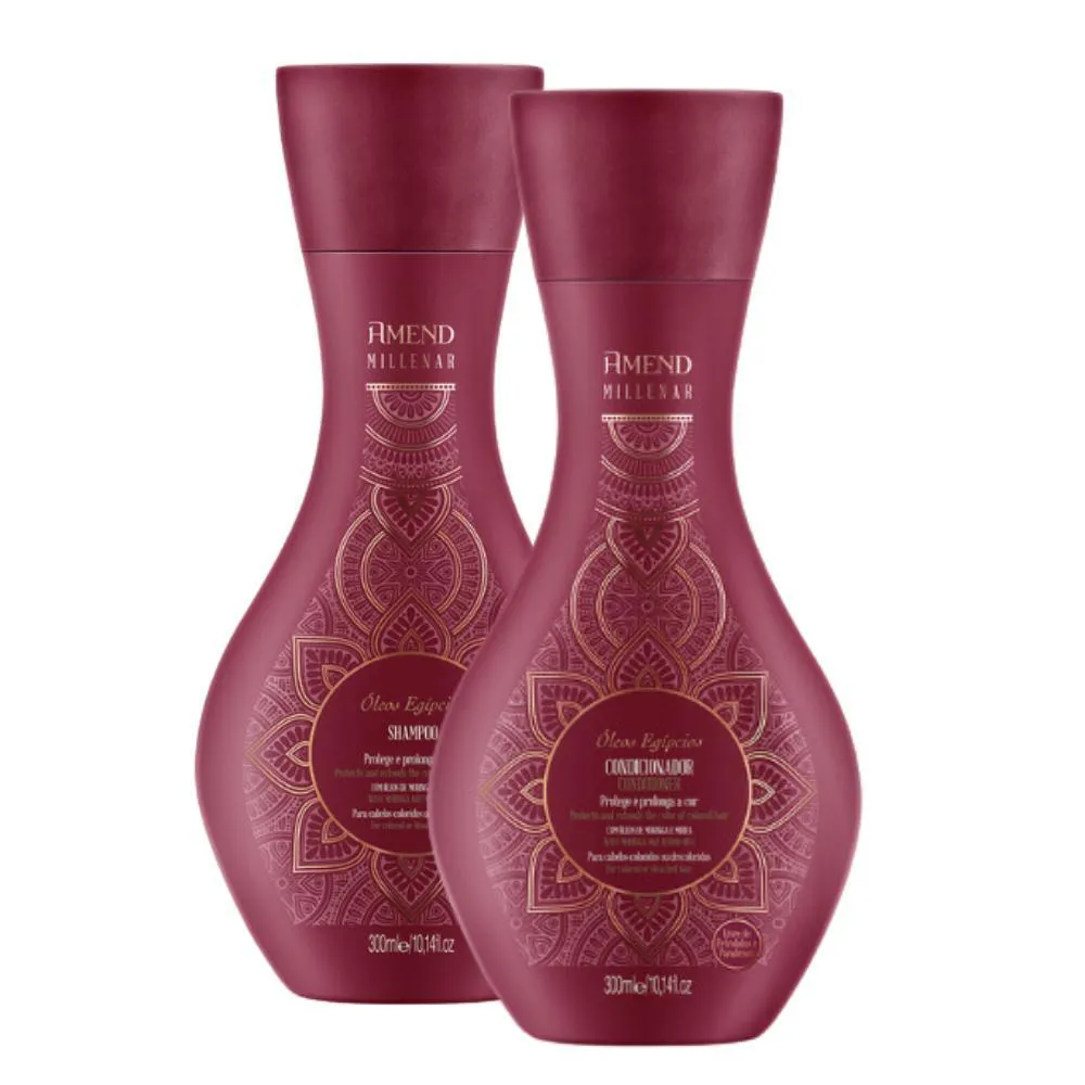 Kit Amend Millenar Óleos Egípcios Shampoo 300ml+ Condicionador 300ml