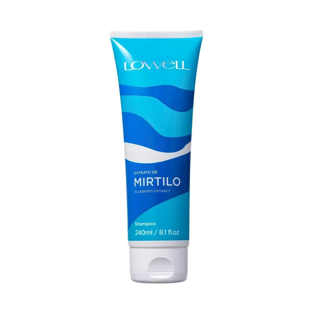 Shampoo Lowell Extrato de Mirtilo Brilho 240ml