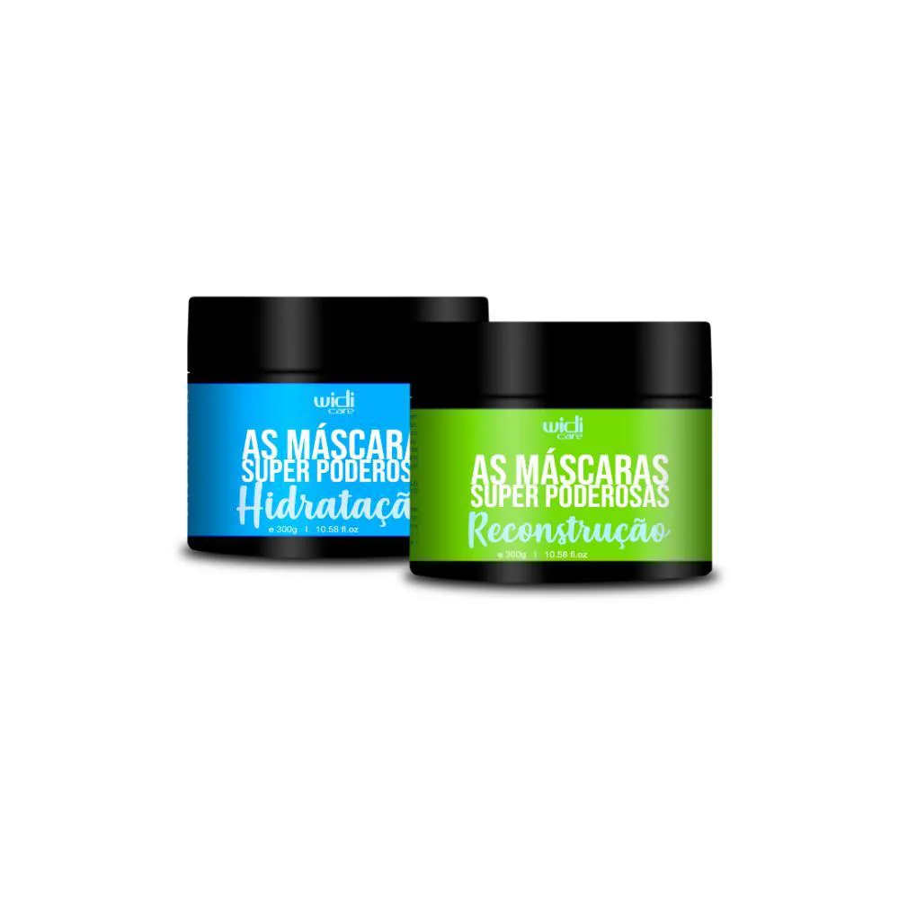 Widi Care Kit As Mascaras Super Poderosas Hidratação E Reconstrução (2 Produtos)