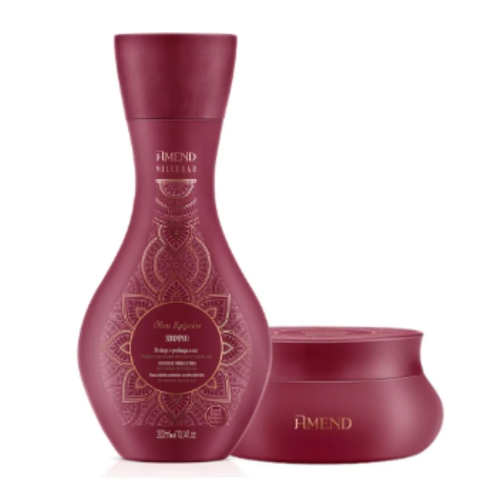 Kit Amend Millenar Óleos Egípcios Shampoo 300ml+ Máscara de Cabelo Intensiva 300g