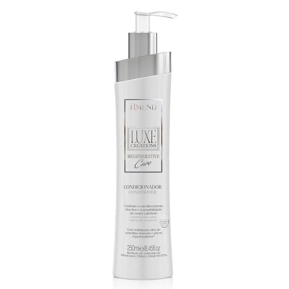 Condicionador Amend Luxe Creations Regenerative Care Hidratante 250ml