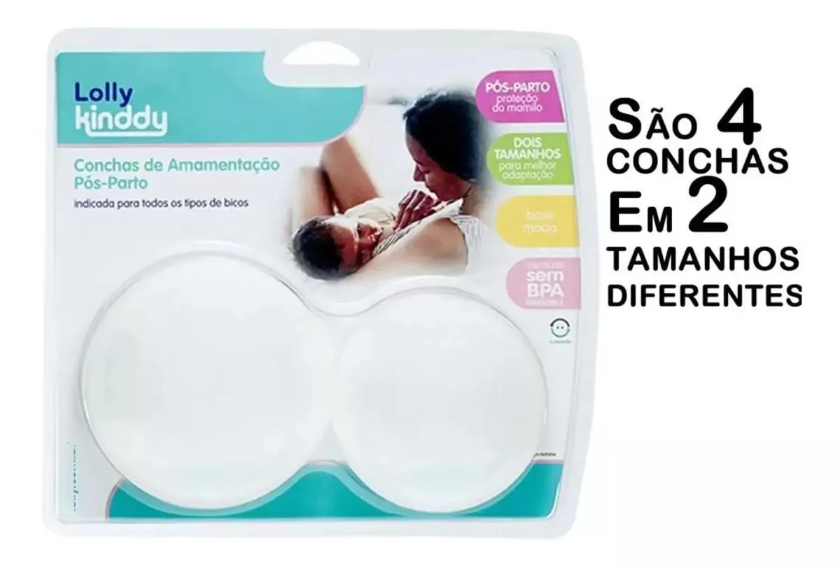 CONCHA DE AMAMENTAçãO LOLLY KINDDY BASE MACIA