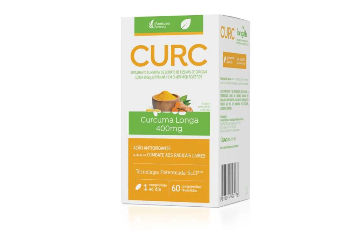 SUPLEMENTO ALIMENTAR CURC 60 COMPRIMIDOS