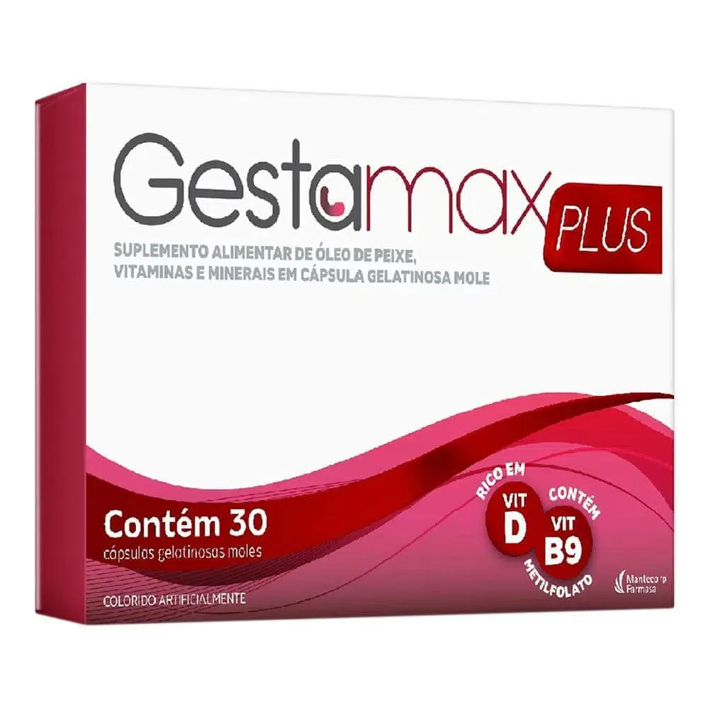 Polivitamínico Gestamax Plus 30 cápsulas