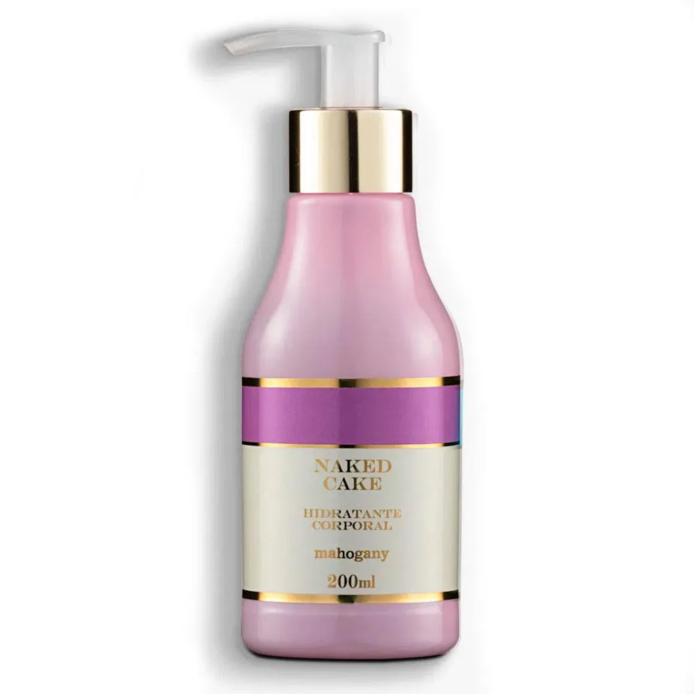 HIDRATANTE CORPORAL NAKED CAKE 200ML - MAHOGANY