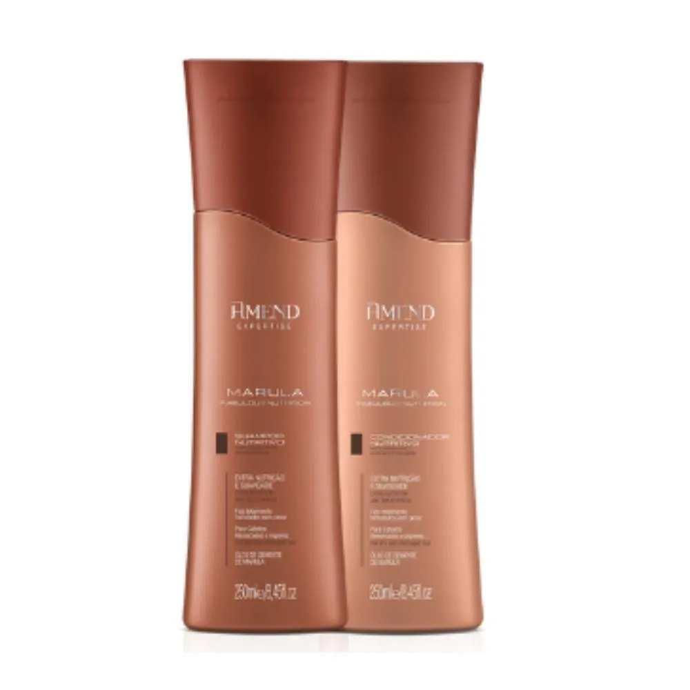 Kit Amend Expertise Marula Fabulous Nutrition Shampoo 250ml+ Condicionador 250ml