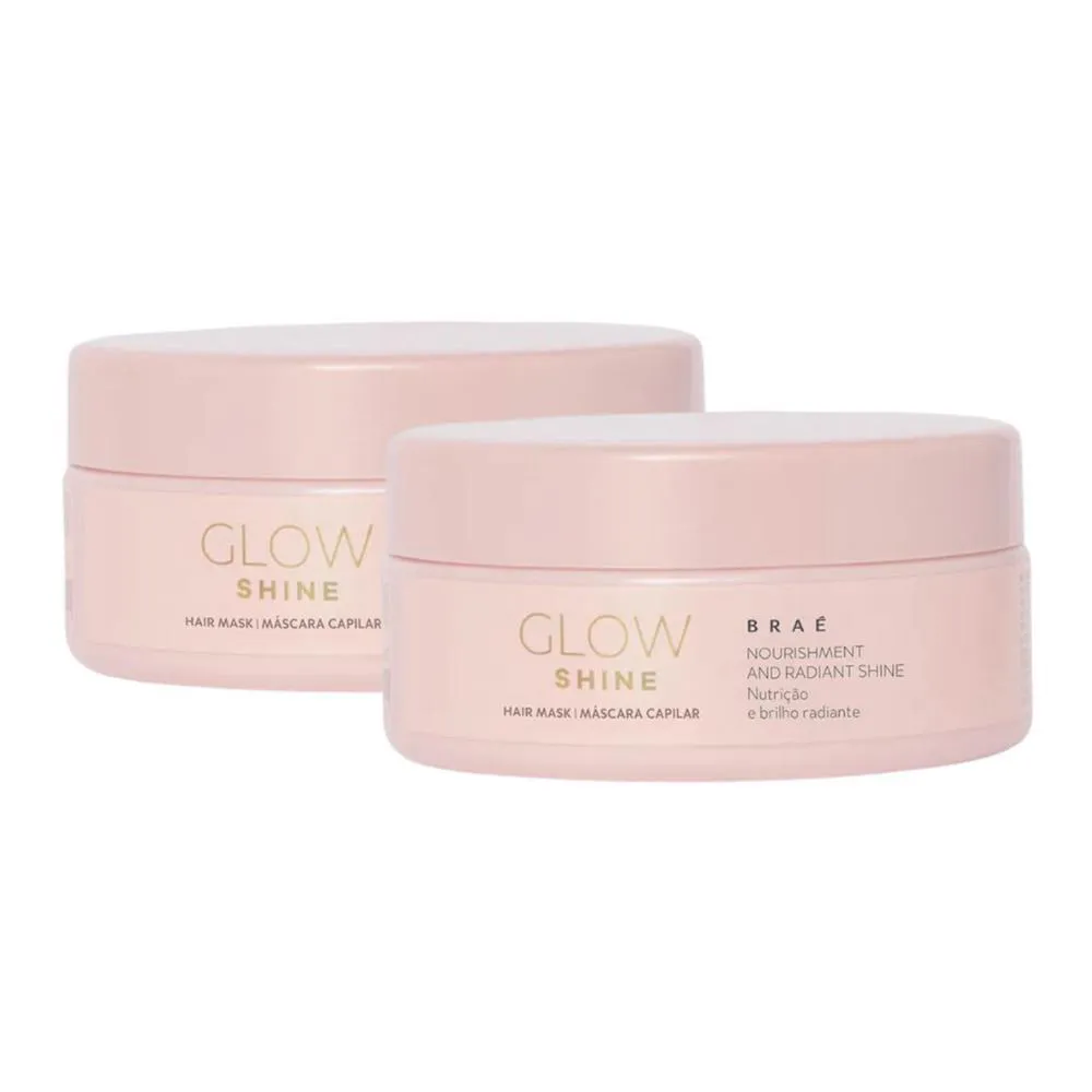 Kit Braé Glow Shine Máscara 200G, Máscara 200G (2 Produtos)