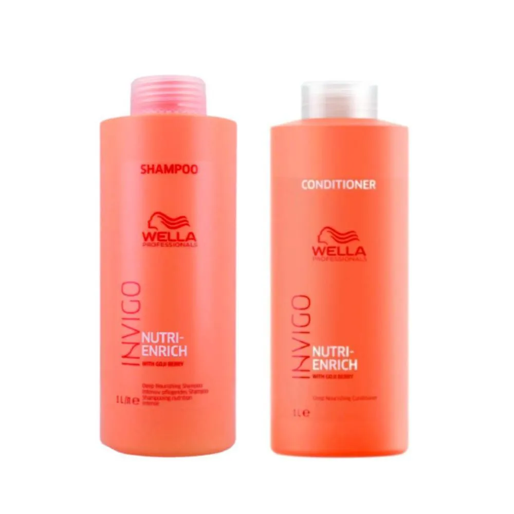 Kit Wella Professionals Invigo Nutri - Enrich Shampoo 1L + Condicionador 1L
