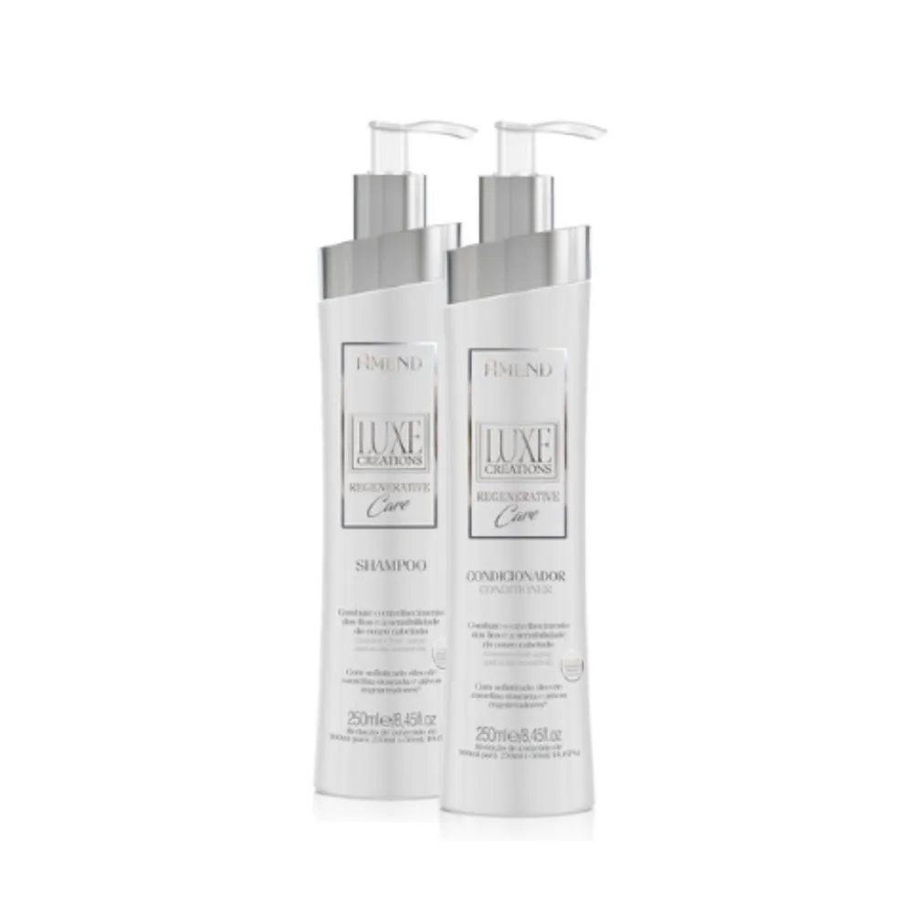 Kit Amend Luxe Creations Regenerative Care Shampoo 250ml+ Condicionador 250ml