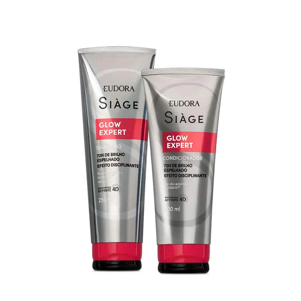 COMBO SIàGE GLOW EXPERT: SHAMPOO 250ML + CONDICIONADOR 200ML