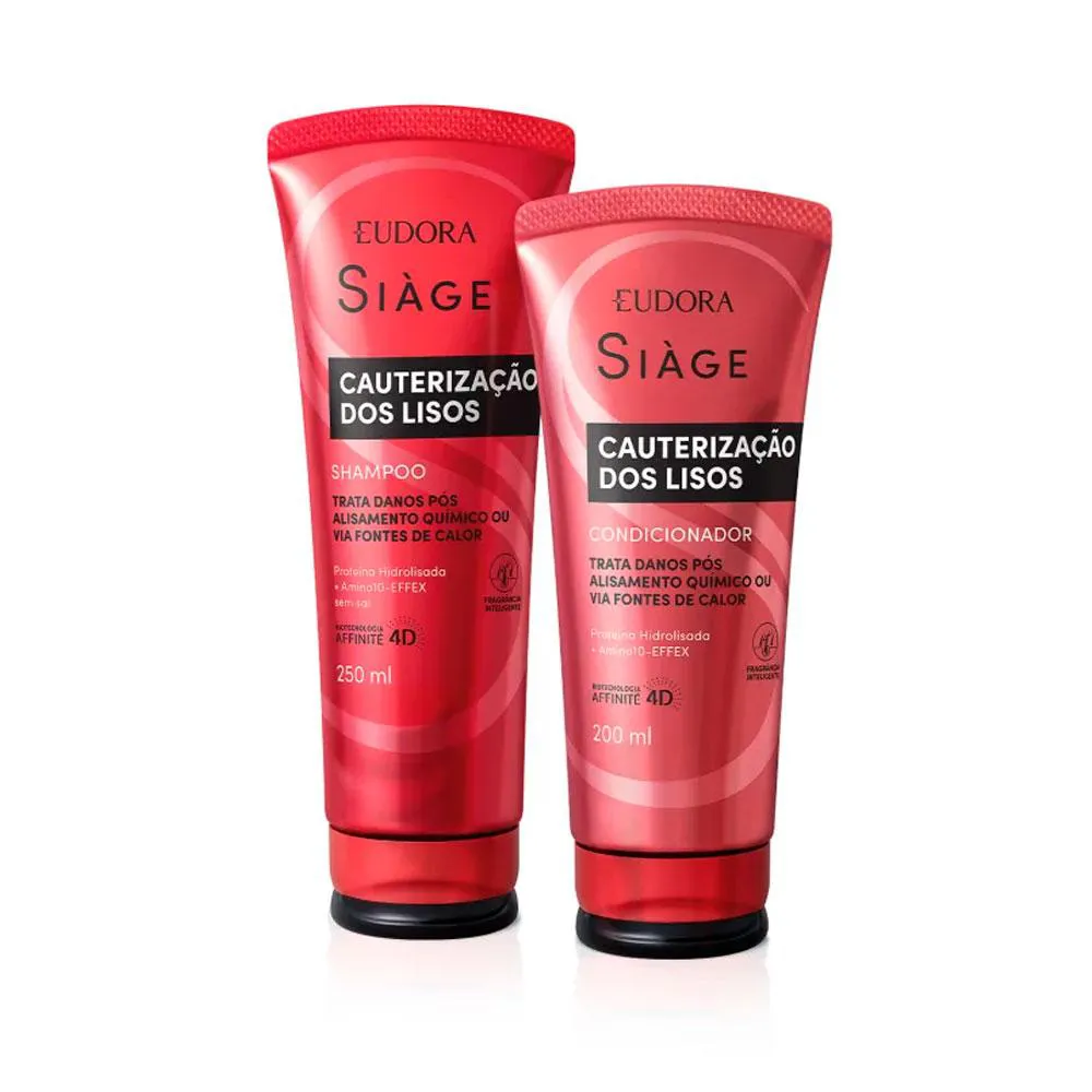 COMBO SIàGE CAUTERIZAçãO DOS LISOS: SHAMPOO 250ML + CONDICIONADOR 200ML