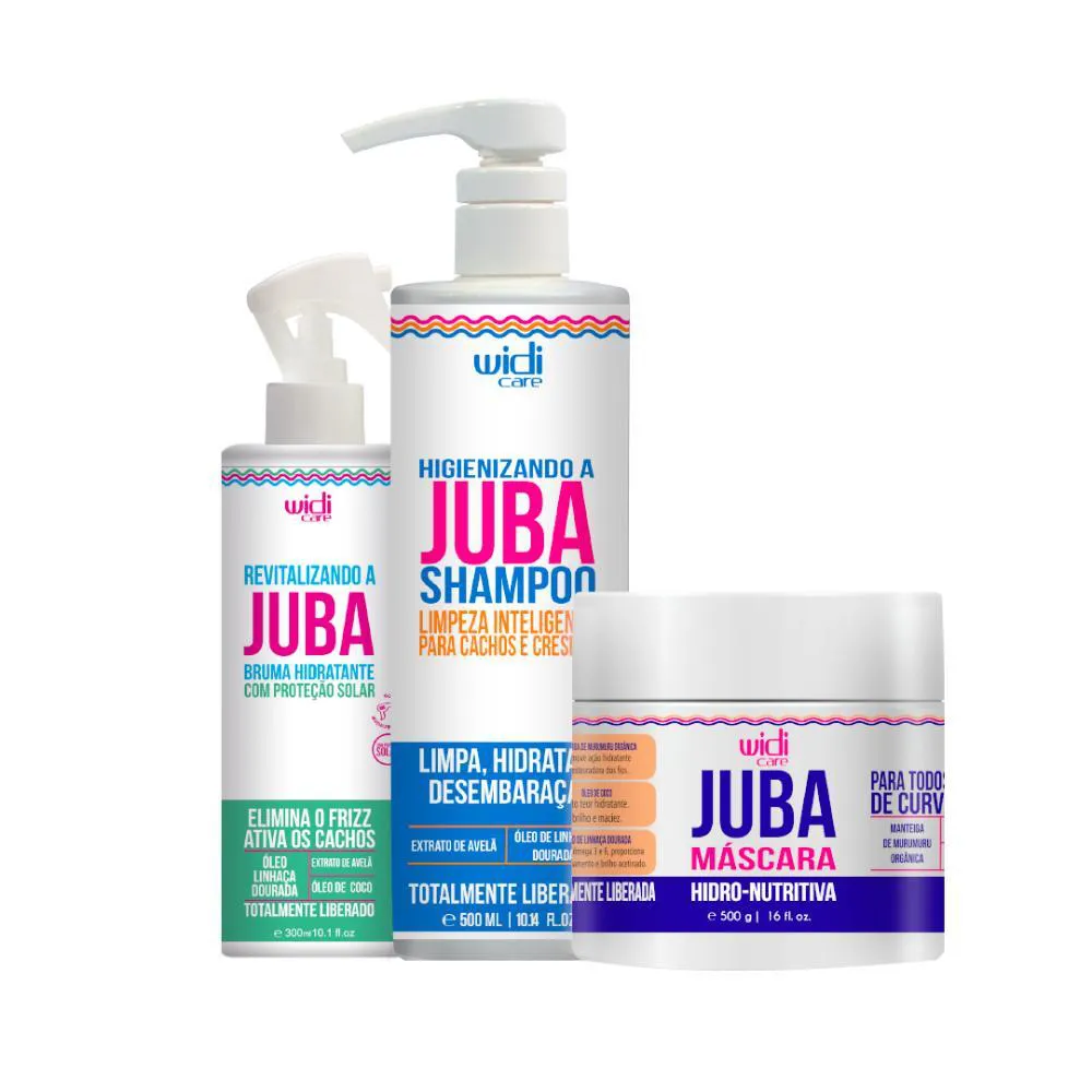 Widi Care Kit Revitalizando A Juba Trio Tratamento (3 Produtos)