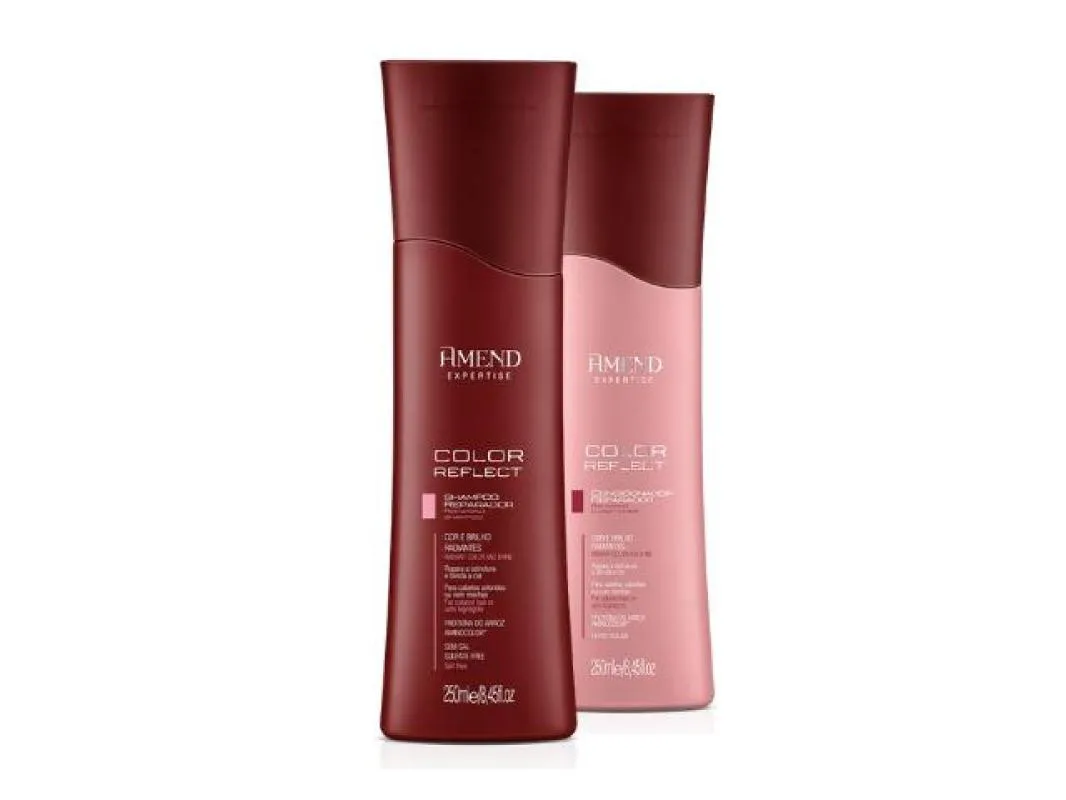 Kit Amend Expertise Color Reflect Shampoo Reparador 250ml+ Condicionador Reparador 250ml