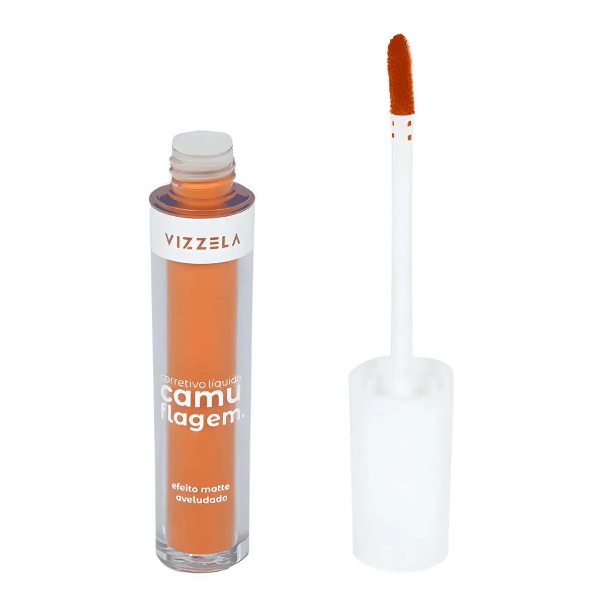 VIZZELA CORRETIVO CAMUFLAGEM 7G Laranja_Vizzela LaranjaVizzela