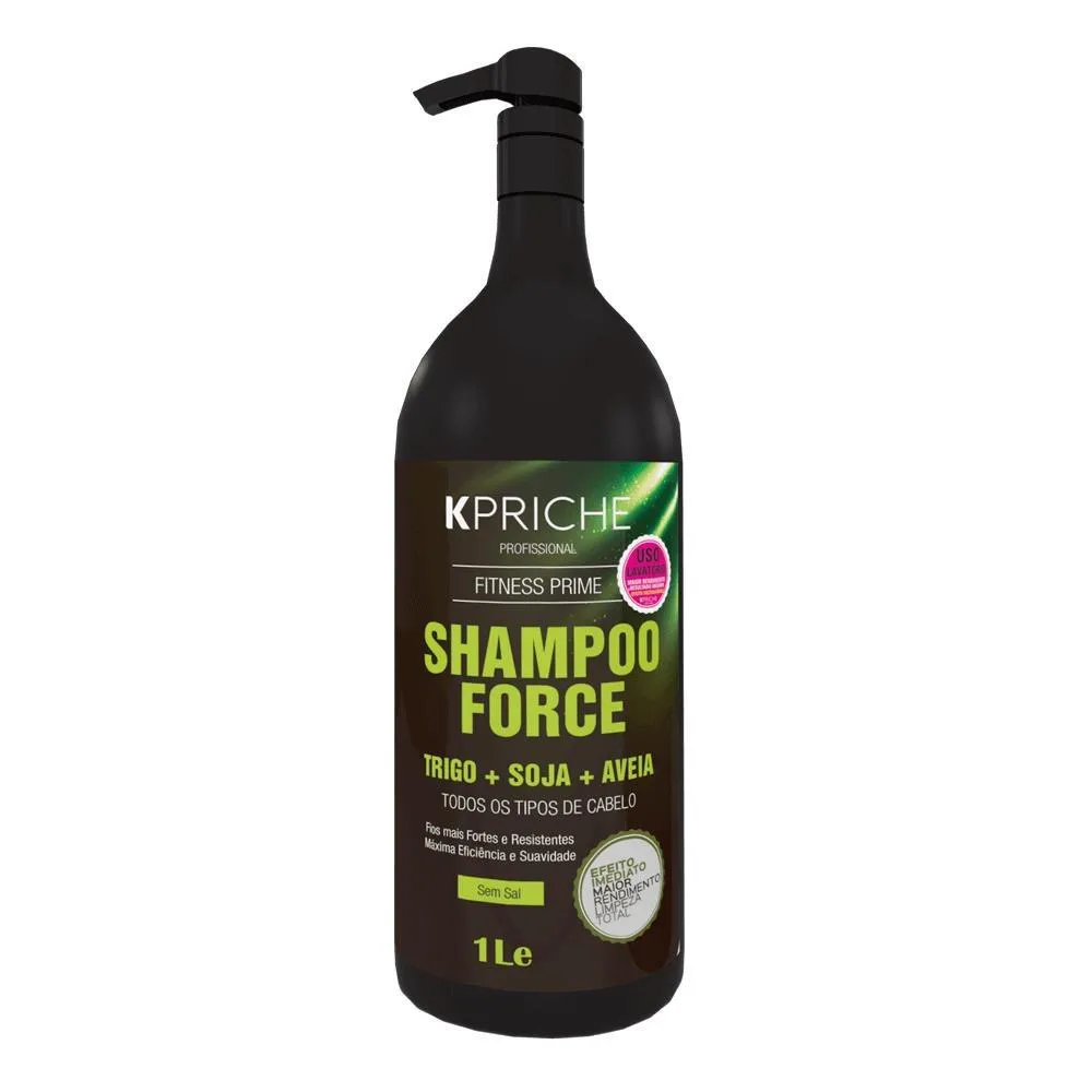 SHAMPOO FORCE KPRICHE LIMPEZA SUAVE 1000ML