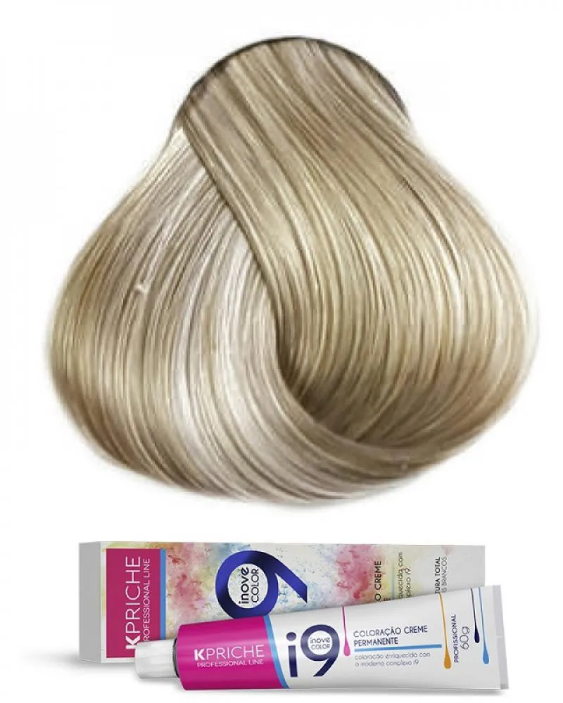 I9 COLOR COLORAçãO KPRICHE 9.89 LOURO MUITO CLARO IRIZADO PEROLA