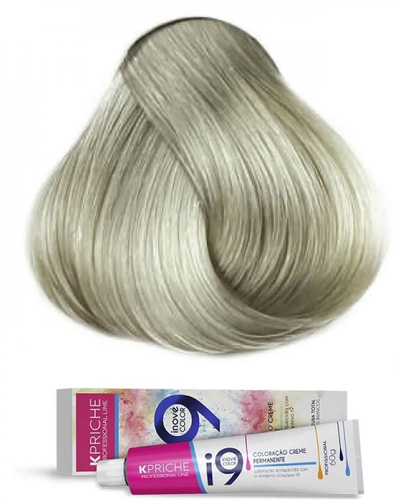 I9 COLOR COLORAçãO KPRICHE 9.11 LOURO ULTRA CLARO ACINZENTADO INTENSO