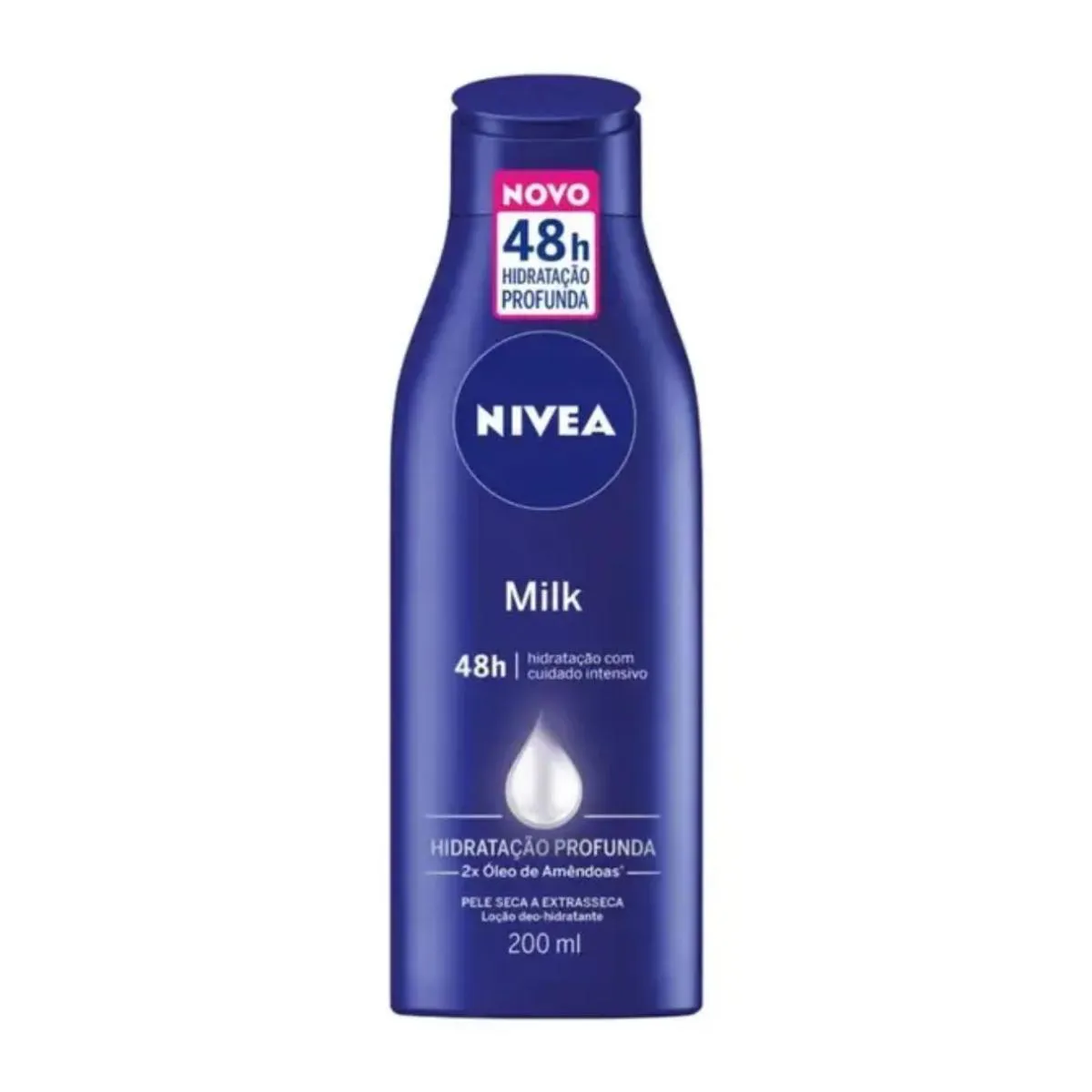 LOçãO HIDRATANTE CORPORAL NIVEA MILK HIDRATAçãO PROFUNDA 200ML
