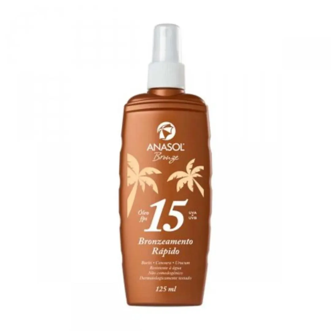 ÓLEO BRONZEADOR ANASOL BRONZE FPS15 125ML