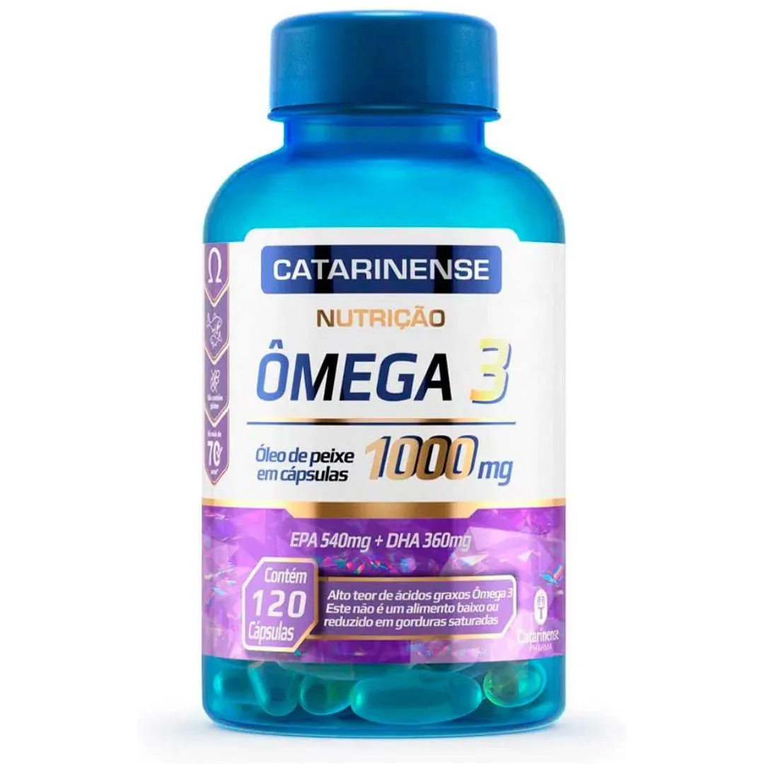 OMEGA 3 1000MG 120 CáPSULAS CATARINENSE