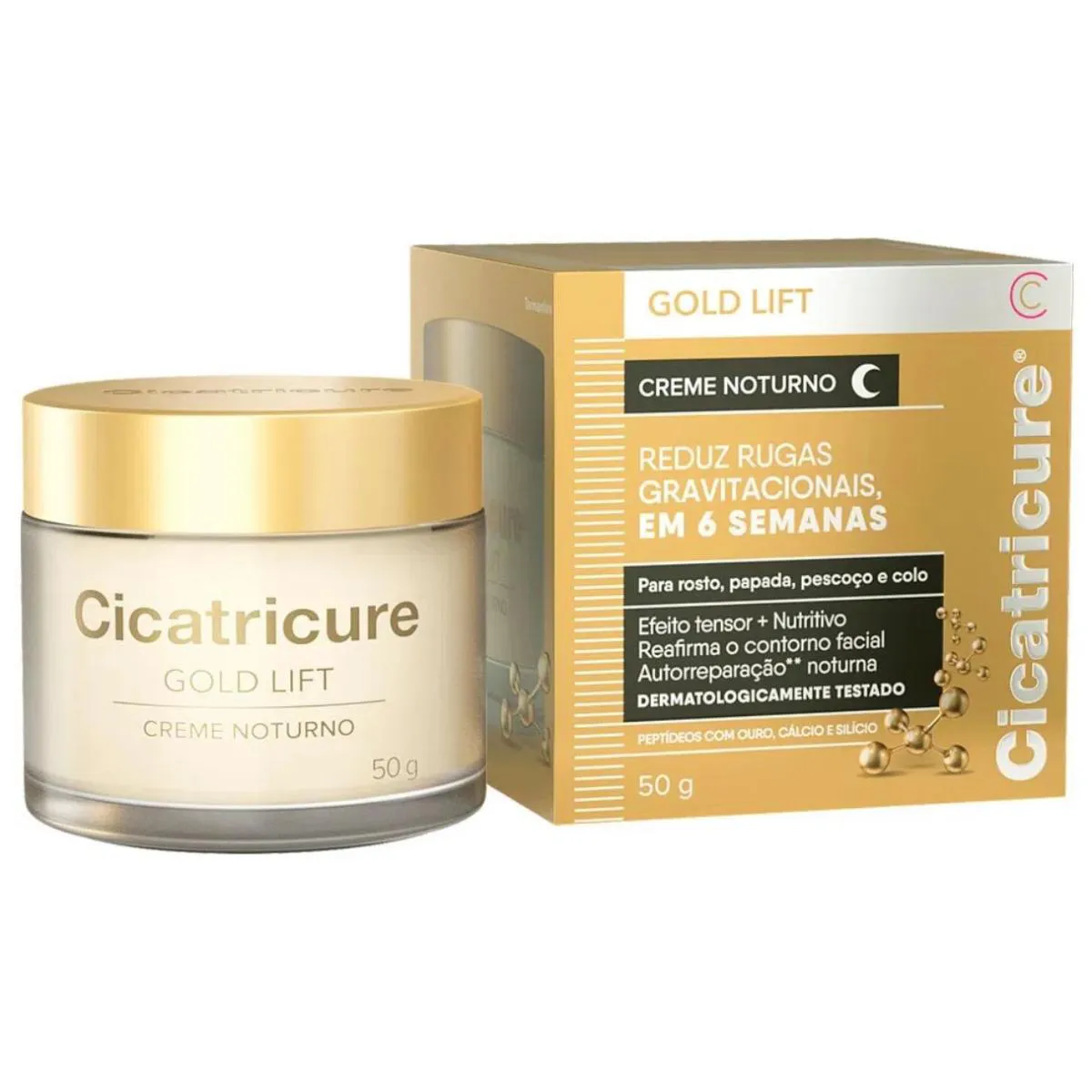 CICATRICURE GOLD LIFT CREME NOTURNO 50G