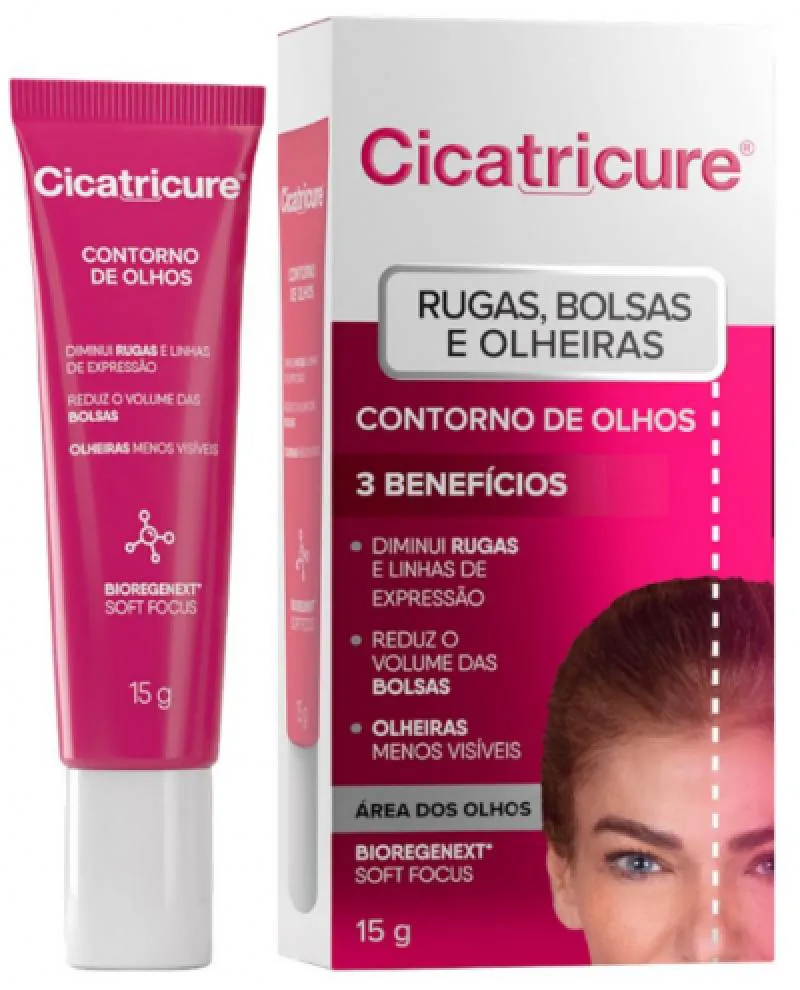 CICATRICURE RUGAS BOLSAS E OLHEIRAS CONTORNO DE OLHOS 15G