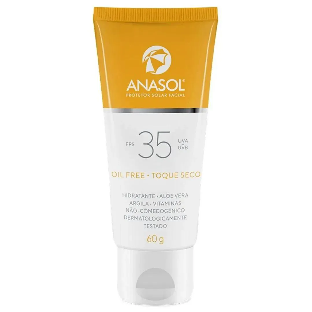 PROTETOR SOLAR FACIAL ANASOL FPS 35 60G