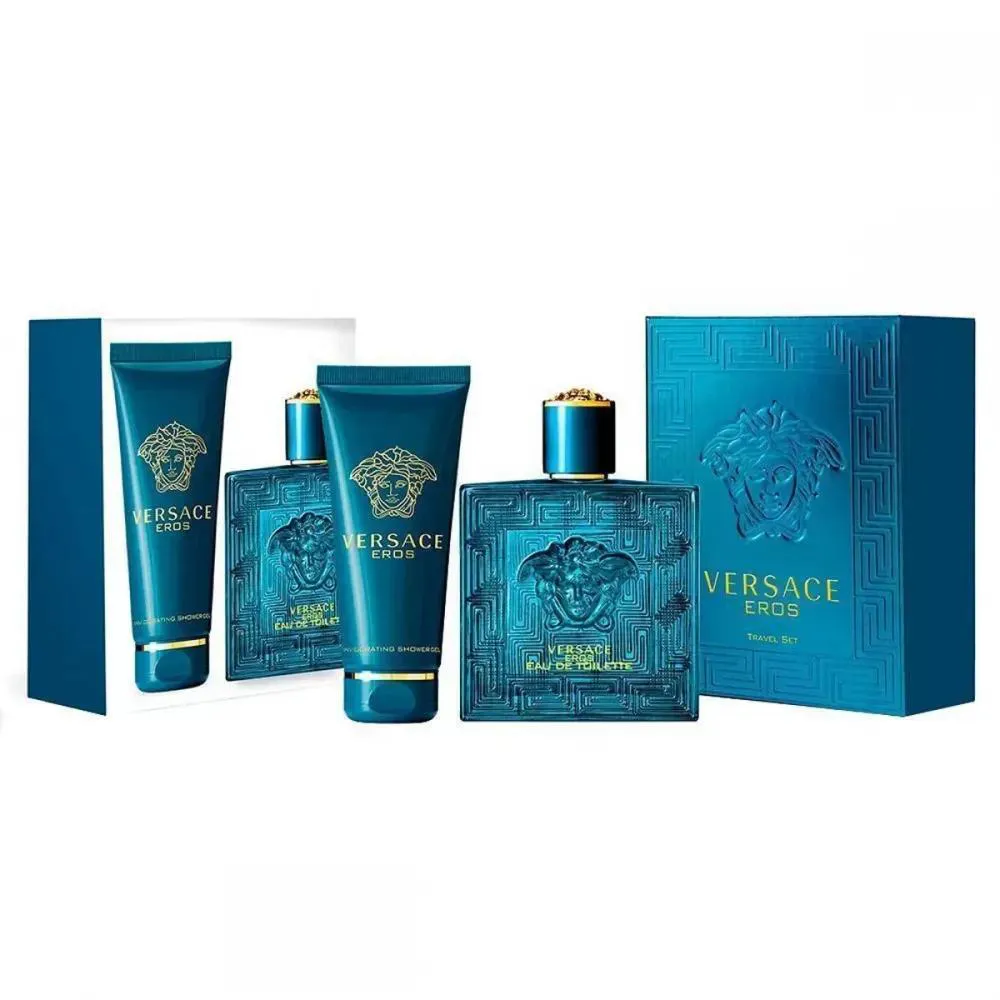 Kit Eros Versace Masculino Eau de Toilette 100ml + Gel de Banho 100ml