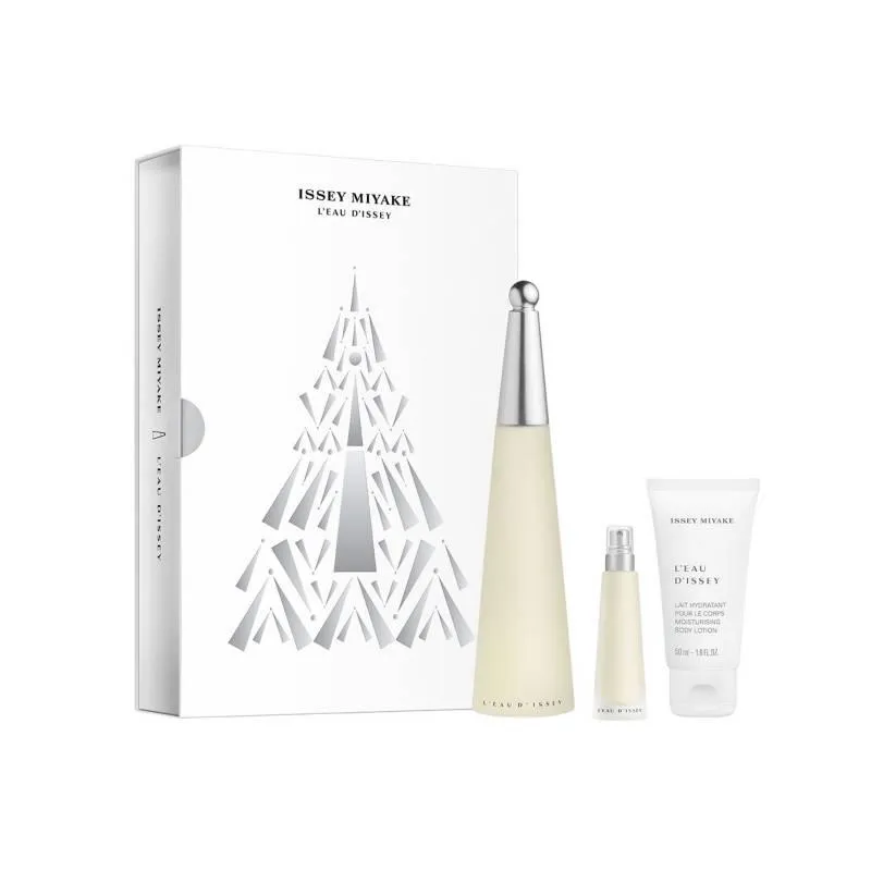 Kit L'Eau D'Issey Issey Miyake Feminino Eau de Toilette 100ml + Eau de Toilette 10ml + Loção Corporal 50ml