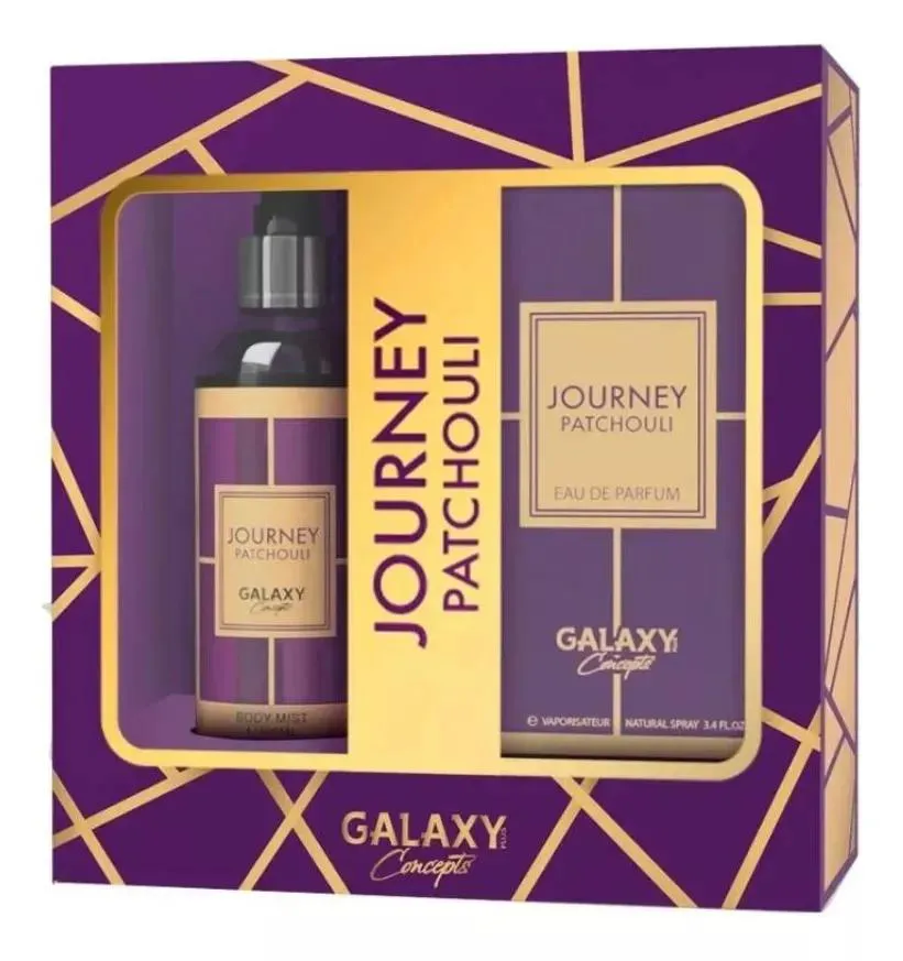 Kit Journey Patchouli Galaxy Plus Concept Feminino Eau de Parfum 100ml + Body Mist 100ml