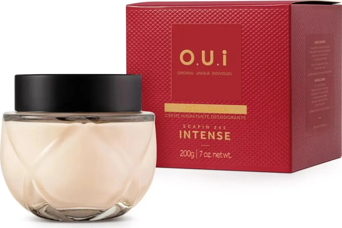 O.U.I SCAPIN 245 INTENSE CREME HIDRATANTE DESODORANTE 200 G