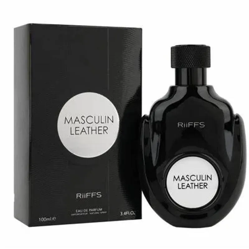 Masculin Leather RiiFFS Eau de Parfum 100ml - Perfume Masculino